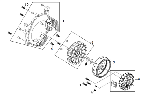 E06 MANYETO & STATOR 